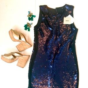 NWT ASOS sequins party dress